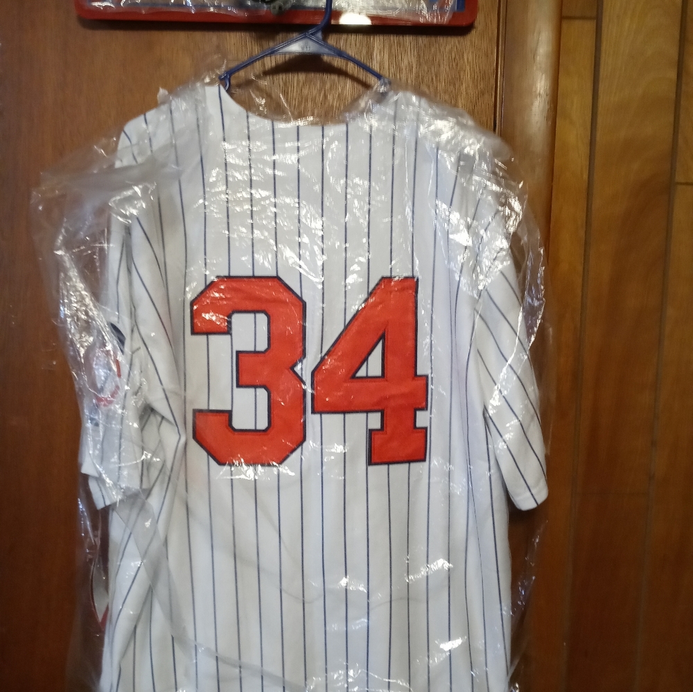 Kirby puckett world series 1991 jersey new  Free Shipping  Xl Pro. Jersey